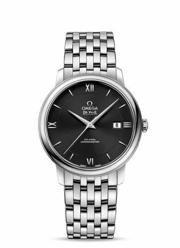Omega De Ville Prestige Co-Axial 39.5 Stainless Steel / Black / Bracelet 424.10.40.20.01.001 (42410402001001)